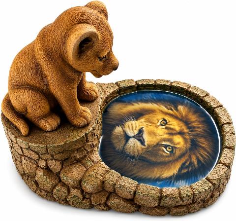 Mindset Is Everything Lion Cub Figurine